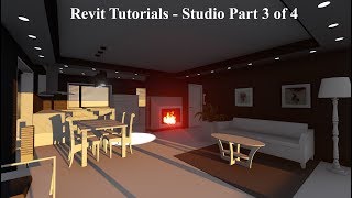 Revit tutorials  Modern house design  Studio  Part 24 [upl. by Shah290]