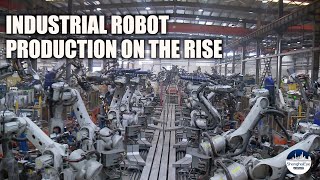 Chinas industrial robot production surges with AI widely used [upl. by Iznyl]