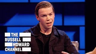 Will Poulter couldnt stop talking gibberish to Brad Pitt  The Russell Howard Hour [upl. by Sordnaxela]