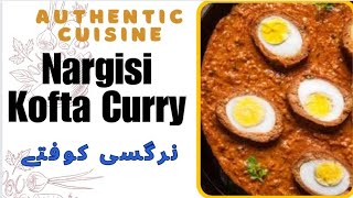 Nargisi Kofta recipe Authentic Cuisine Beef Meatball recipe with Aromatic flavour نرگسی کوفتہ [upl. by Hewie897]