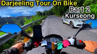 Darjeeling Tour On Bike  Kurseong Tour On 125 CC Bike [upl. by Eitsyrhc908]