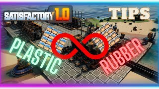 Rubber and Plastic Loop  Easy BUILD GUIDE in Satisfactory 10  Tips and Tricks [upl. by Godard545]