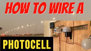 How To Wire A Photocell DIY VERSION [upl. by Holmann]