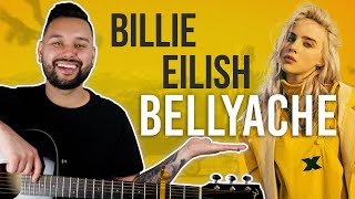 Billie Eilish  Bellyache Guitar Tutorial BellyacheTutorial [upl. by Llerrom]