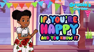 If You’re Happy and You Know It Remix  Gracie’s Corner  Nursery Rhymes  Kids Songs [upl. by Mizuki]