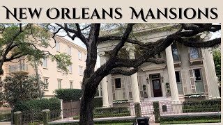 Beautiful Mansions on St Charles Ave in New Orleans41824 [upl. by Duester31]