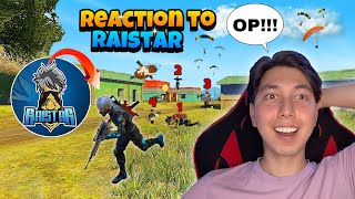 Reaction to Raistar 🍷🗿  Fastest Player in India 🇮🇳 ⁉️  Mehdix Free Fire RaiStar [upl. by Nahtanoy]