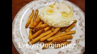 French Fries and Egg Cooked in the Avalon Air Fryer [upl. by Mukul934]