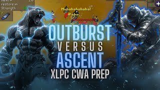 OSRS  OB OUTBURST vs ASCENT XLPC CWA PREP 22v22  60  NO DEATH POV [upl. by Omland]