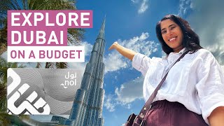 Dubai on a BUDGET Affordable Public Transport 🚌🚊 [upl. by Tuddor]