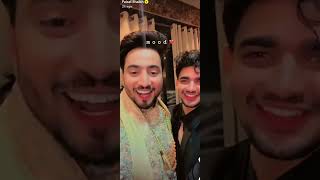 faisu recent snap updates🤍 at adnaan walima Faiz teasing faisu😝Shaddi teri hi hai ajj 😂 team07 [upl. by Leffert]