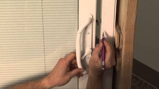 How to Adjust a Vinyl Patio Door Strike [upl. by Tuck718]