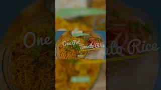 Quick One Pot Tomato Rice Recipe🍅🍚 viral shorts trending letscook [upl. by Barna]