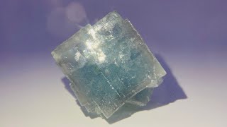 Blue Fluorite Crystal  Yaogangxian Mine China [upl. by Moitoso]