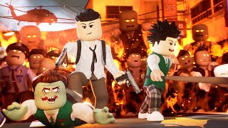 ROBLOX Zombie Apocalypse  Scary Animation FULL MOVIE [upl. by Siro]