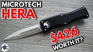 Microtech Hera OTF Automatic Knife  Overview and Review [upl. by Nnairac]