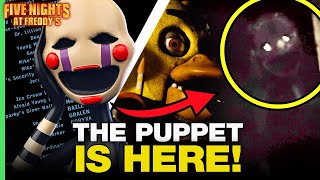 The Puppet in Five Nights at Freddys Movie  END CREDIT SCENE amp MAJOR CAMEO EXPLAINED [upl. by Douty]