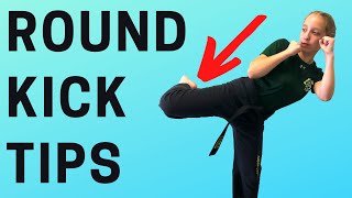 HOW TO DO A KARATE ROUNDHOUSE KICK  Tutorial [upl. by Nawoj473]