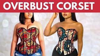 OVERBUST CORSET  Cutting amp Stitching  How to Cut amp Sew a Victorian Overbust Corset  The Silem [upl. by Dorca619]