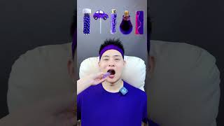 💜🟣🟪Immersive eating of Purple foodmukbang asmr immersive [upl. by Ayahs]