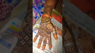 Beutiful barva hend mehndi design 😍shortvideo viralvideo youtubeshort [upl. by Mello]