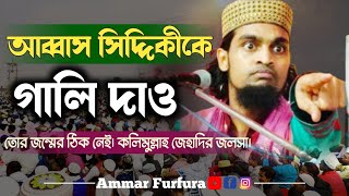 আব্বাস সিদ্দিকীকে গালি দাও  তোর জন্মের ঠিক নেই  কালিমুল্লাহ জিহাদি ওয়াজ  Kalimullah Jihadi Jalsa [upl. by Ennylyak]