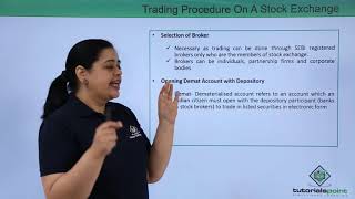 Class 12th – Stock Exchange  Business Studies  Tutorials Point [upl. by Ahern]