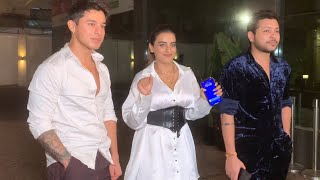 Pratik Sehajpal Akshara Singh And Nishant Bhat Spotted In Juhu [upl. by Enoob]