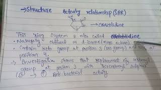 Structural activity relationship of Cycloserine SAR [upl. by Seftton]