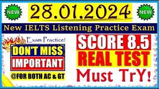 IELTS LISTENING PRACTICE TEST 2024 WITH ANSWERS  28012024 [upl. by Gulgee]