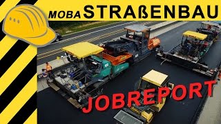 Straßenbau Jobreport A7  Moba PaveIR Scan amp BPO Asphalt im Einsatz [upl. by Demahum]