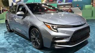 TOYOTA COROLLA Sedan 2024  FIRST LOOK amp visual REVIEW exterior interior Hybrid SE [upl. by Ginzburg318]