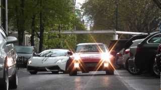 Lamborghini LP5704 Performante and Porsche 944 S2 [upl. by Forras838]