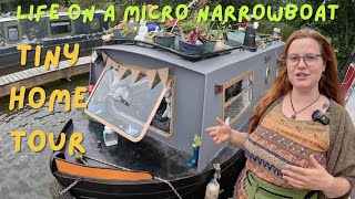 20ft micro narrowboat tour [upl. by Nothsa]