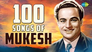 Top 100 Songs of Mukesh One Stop Jukebox Kahin Door Jab Kabhi Kabhi Mere Jeena Yahan Marna Yahan [upl. by Eneleuqcaj]