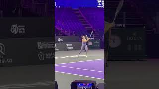 Iga Swiatek amp Aryna Sabalenka Practice together in Riyadh igaswiatek wtafinalsriyadh [upl. by Derreg38]