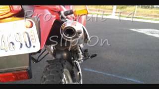 Honda XR650l Exhaust Sound Comparison [upl. by Yecats]