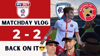 Chesterfield 22 Walsall matchday vlog  back on it😎 [upl. by Hnah]