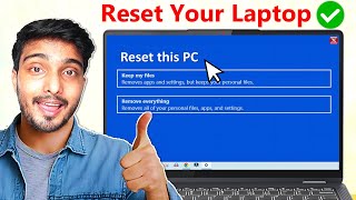 How to Reset Laptop  laptop reset kaise kare  How to format laptop  Reset windows PC [upl. by Norri553]