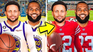 I Put LeBron James amp Steph Curry In EVERY Sport [upl. by Notnef]