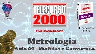 Telecurso 2000  Metrologia  02 Medidas e Conversões [upl. by Adah72]