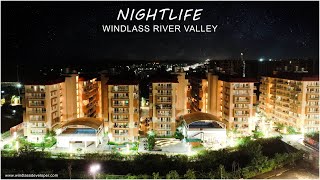 Nightlife of The Smart Township Windlass River Valley Dehradun [upl. by Aztirak]