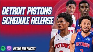 Detroit Pistons Schedule Release Reactions With Sean Murphy [upl. by Adriena]