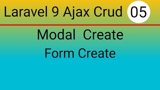 Laravel 9 Ajax Crud With Live Search and Pagination in Bangla  Modal Page and Form P05 [upl. by Ullman]