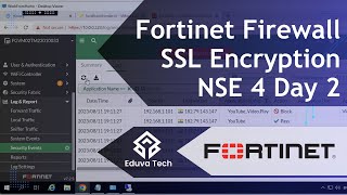 NSE 4  Day 2  FortinetFortigate Firewall  SSL Inspection  Eduva Tech [upl. by Botnick522]