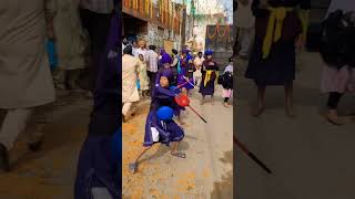 Khalsa gatka performance 2024 nagarkirtan gatka waheguru 2024 haryana [upl. by Meuser]