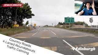 Edinburgh Currie Driving Test Route 7 2021Country Roads Gogar Roundabout  AngusDrivingcouk [upl. by Lawrence563]