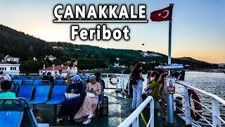 ÇANAKKALE Boğazı Feribot Turu 4K Dardanelles Sunset Ferry Tour [upl. by Bealle]