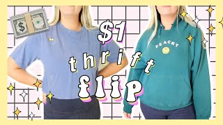 THRIFT FLIP  MAKING 1 THRIFTED CLOTHES TRENDY [upl. by Rivy455]