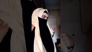 Requested pinless Hijab tutorial with niqab [upl. by Kazimir]